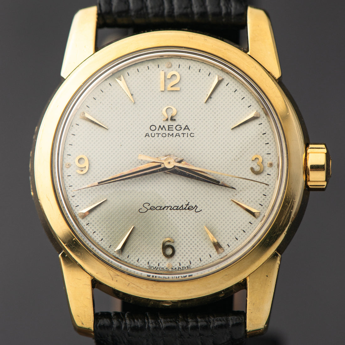 1957 MIDSIZE OMEGA SEAMASTER HONEYCOMB EXPLORER CAL. 471 REF. 2828 5-SC