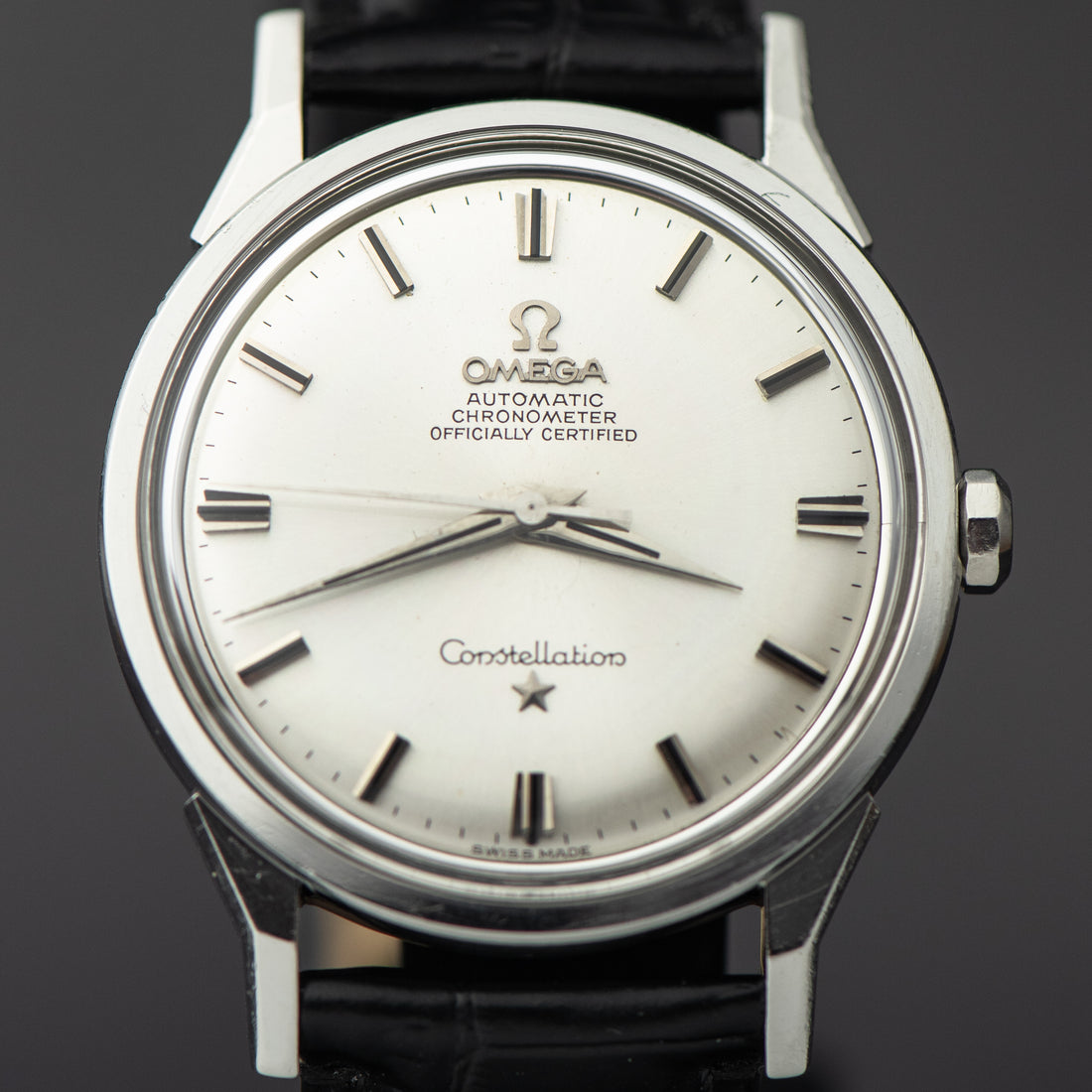 1963 OMEGA CONSTELLATION SUNBURST DOG-LEG CAL. 551 REF. 167.005