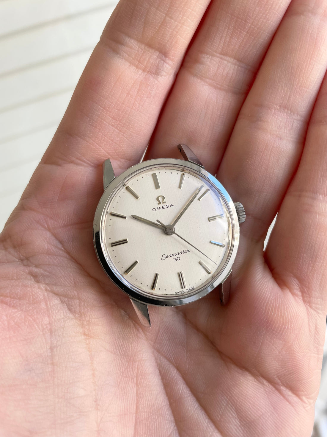 1962 OMEGA SEAMASTER 30 PINSTRIPE LINEN CAL. 286 REF. 135.007-63