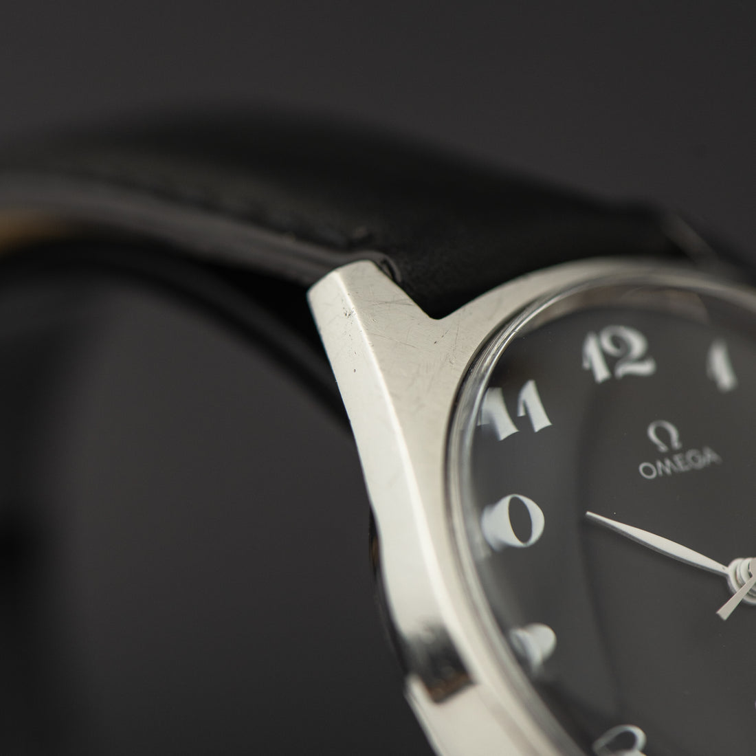 1968 OMEGA GENEVE BREGUET MATTE BLACK CAL. 601 REF. 135.041