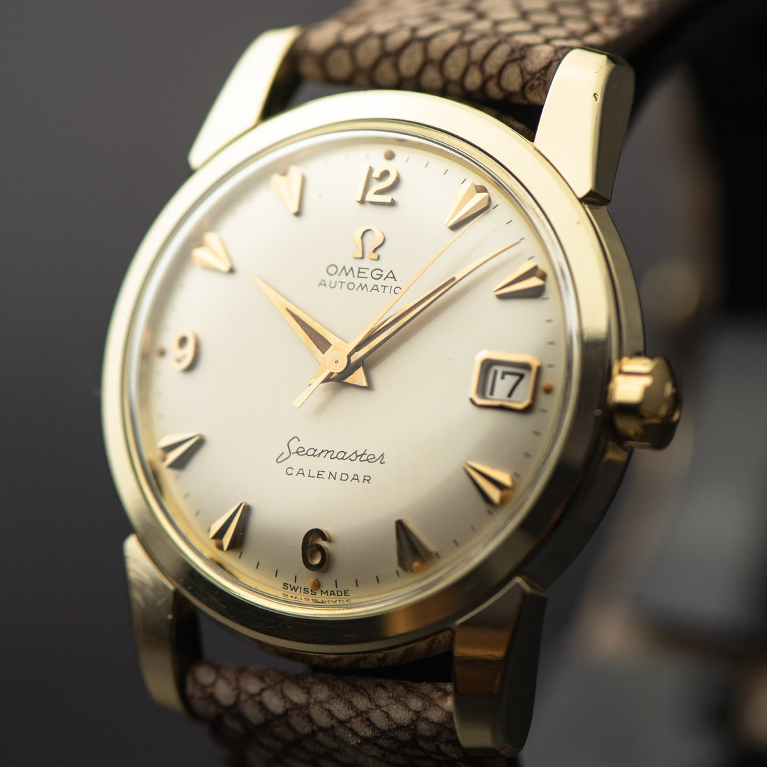 1958 OMEGA SEAMASTER CALENDAR BIG LOGO ARROWHEAD EXPLORER CAL. 503 REF. 2849 8 SC