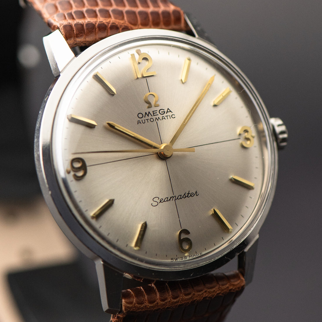 1963 OMEGA SEAMASTER CROSSHAIR SUNBURST EXPLORER CAL. 552 REF. 165.001