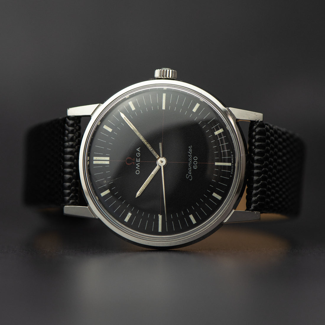 1965 OMEGA SEAMASTER 600 BLACK TECHNICAL RED CROSSHAIR CAL. 601 REF. 135.011