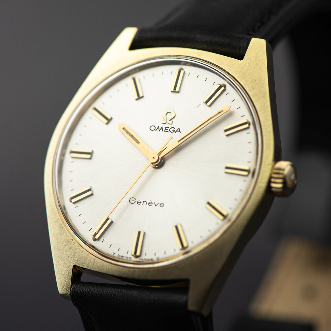 1969 OMEGA GENEVE SUNBURST WITH PAPERWORK CAL. 601 REF. 135.041