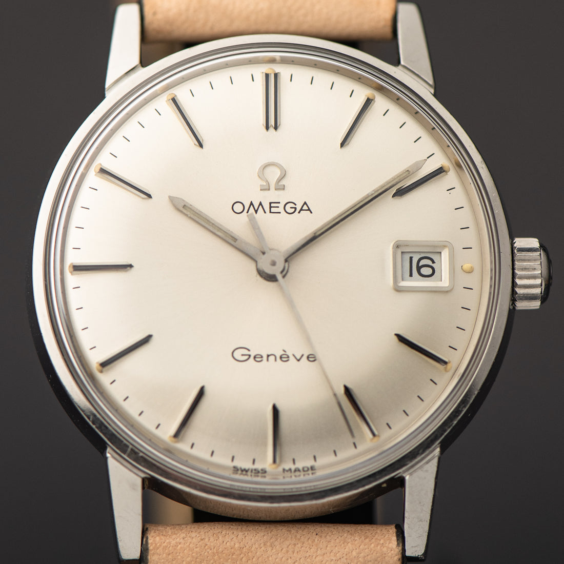 1966 OMEGA SEAMASTER GENEVE SUNBURST CAL. 611 REF. 136.011