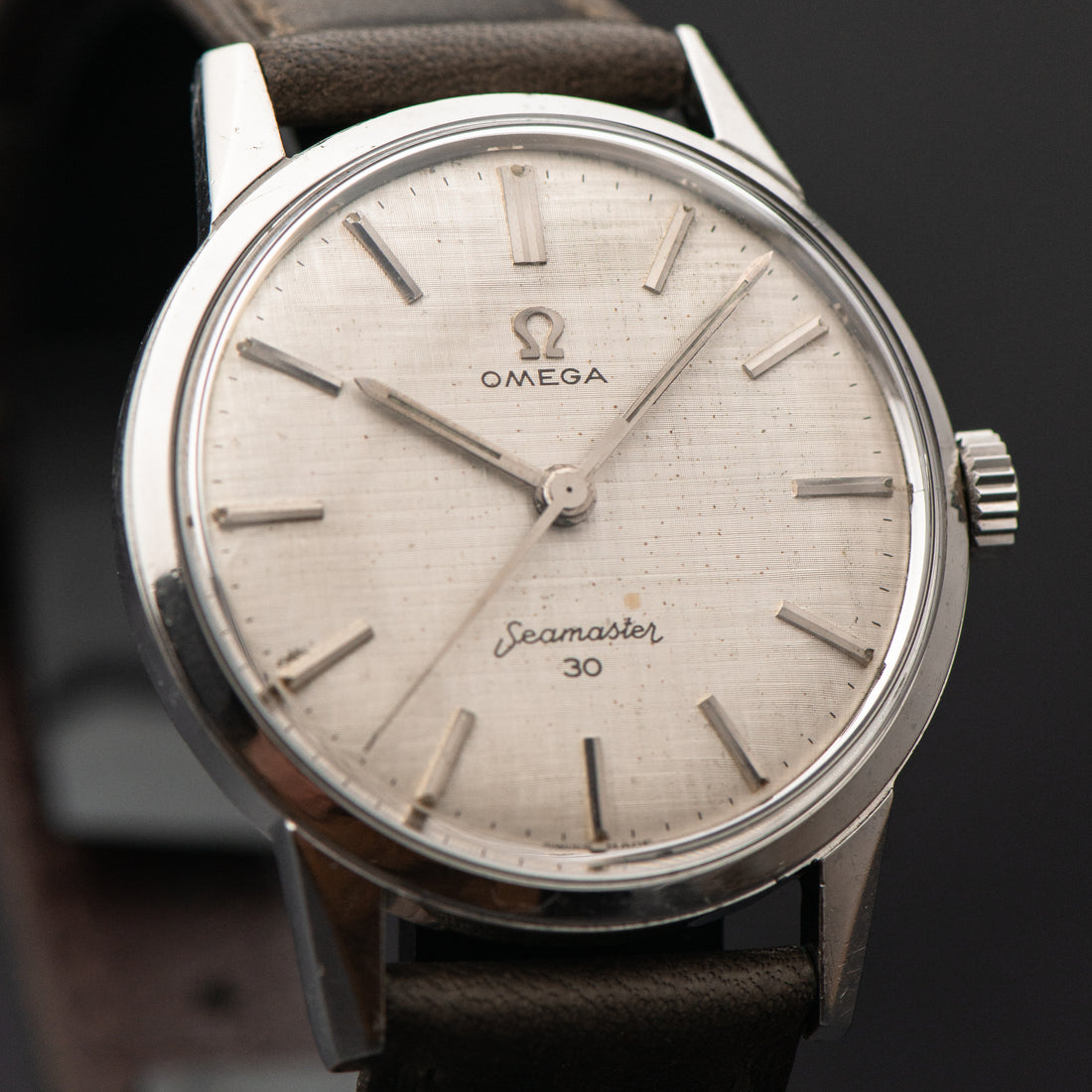 1962 OMEGA SEAMASTER 30 TAPESTRY LINEN CAL. 286 REF. 135.003-62-SC