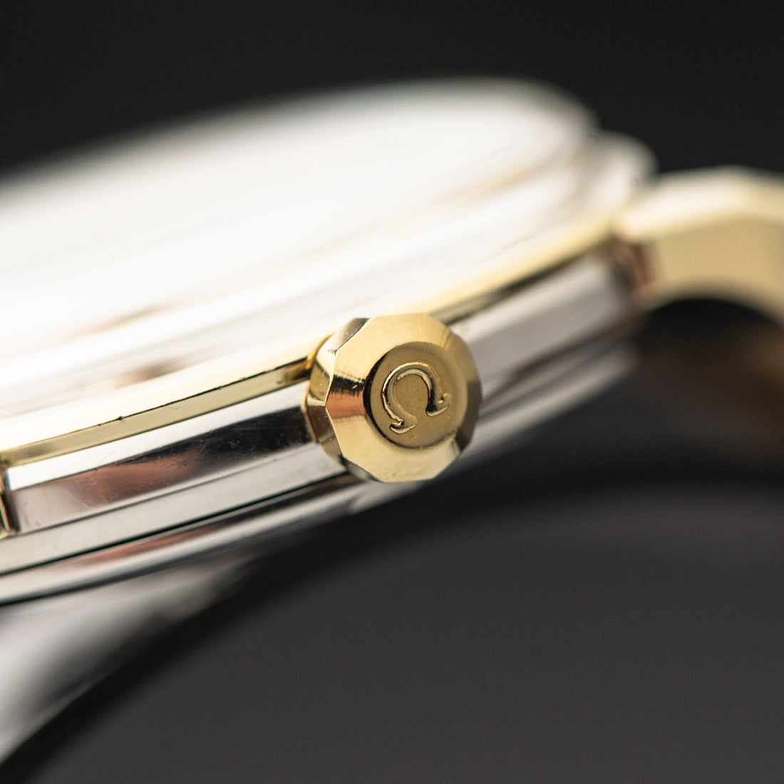 1963 OMEGA CONSTELLATION PIE PAN SUNBURST DOG-LEG COLLECTORS SET CAL. 551 REF. 167.005