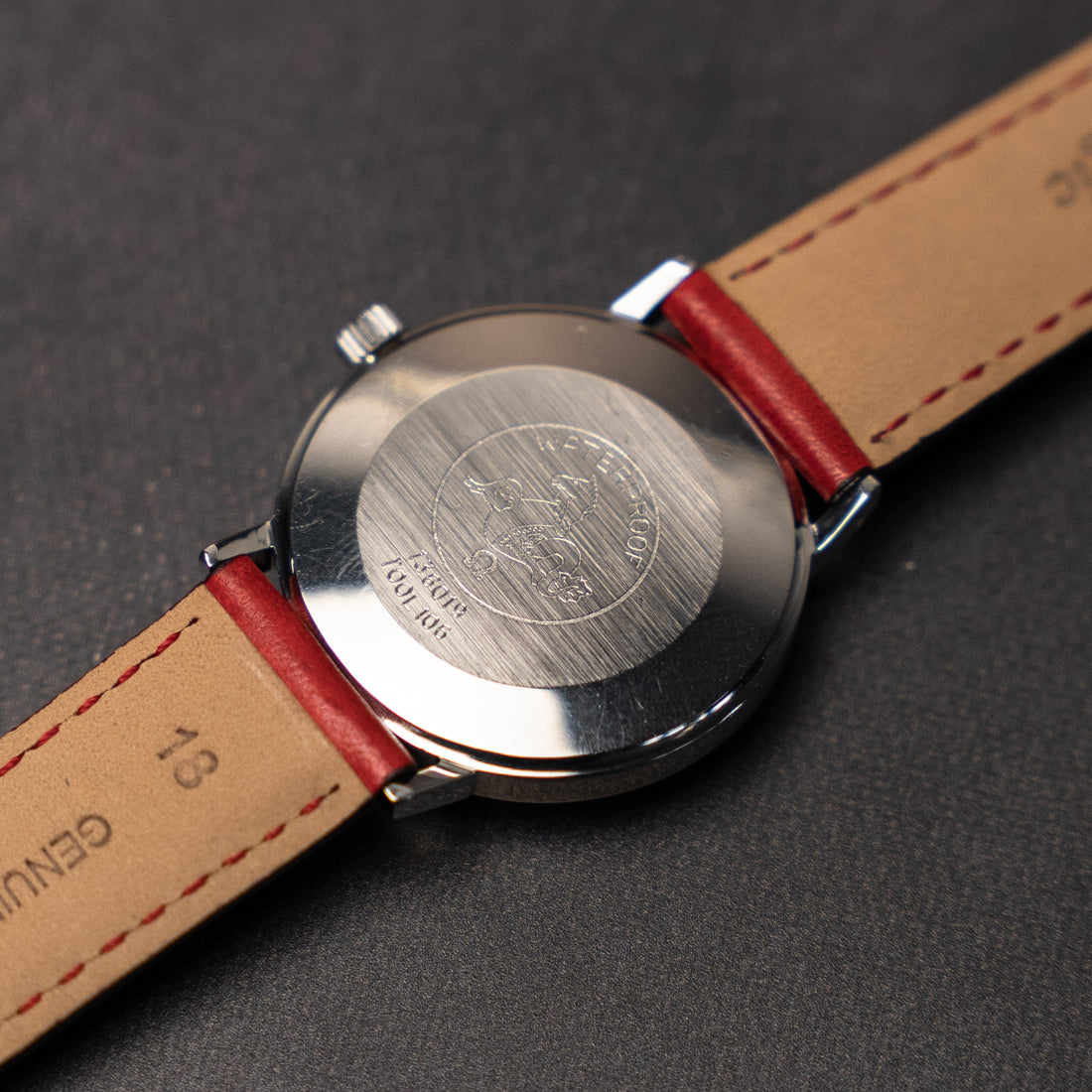 1966 OMEGA DE VILLE TECHNICAL RED CROSSHAIR SUNBURST CAL. 611 REF. 136.019