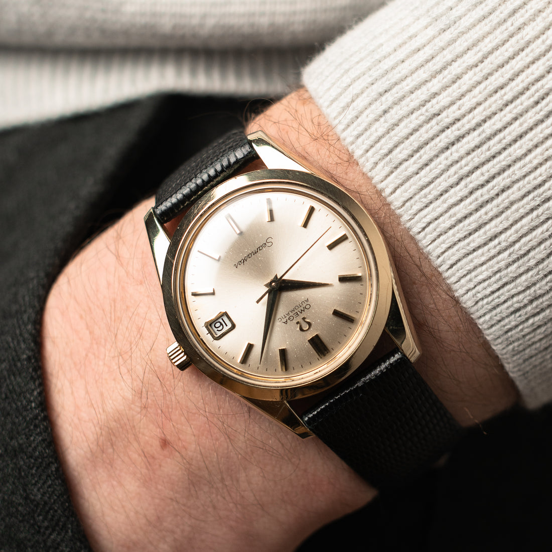 1968 OMEGA SEAMASTER QUICKSET SUNBURST CAL. 565 REF. 166.010