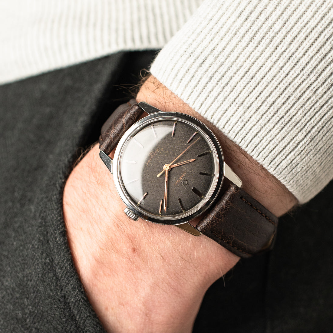 1964 OMEGA SEAMASTER 30 GREY LINEN CAL. 286 REF. 135.007-63