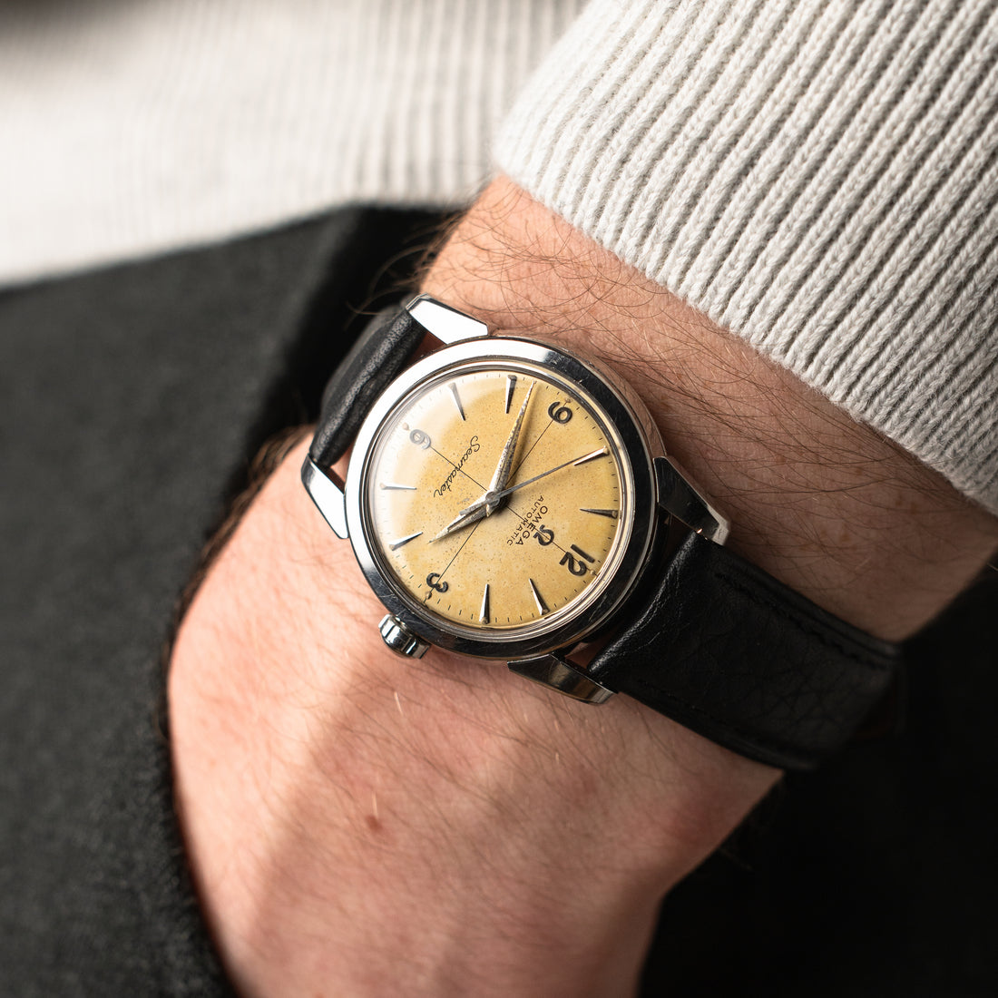 1956 MIDSIZE OMEGA SEAMASTER CROSSHAIR EXPLORER CAL. 471 REF. 2828-6SC