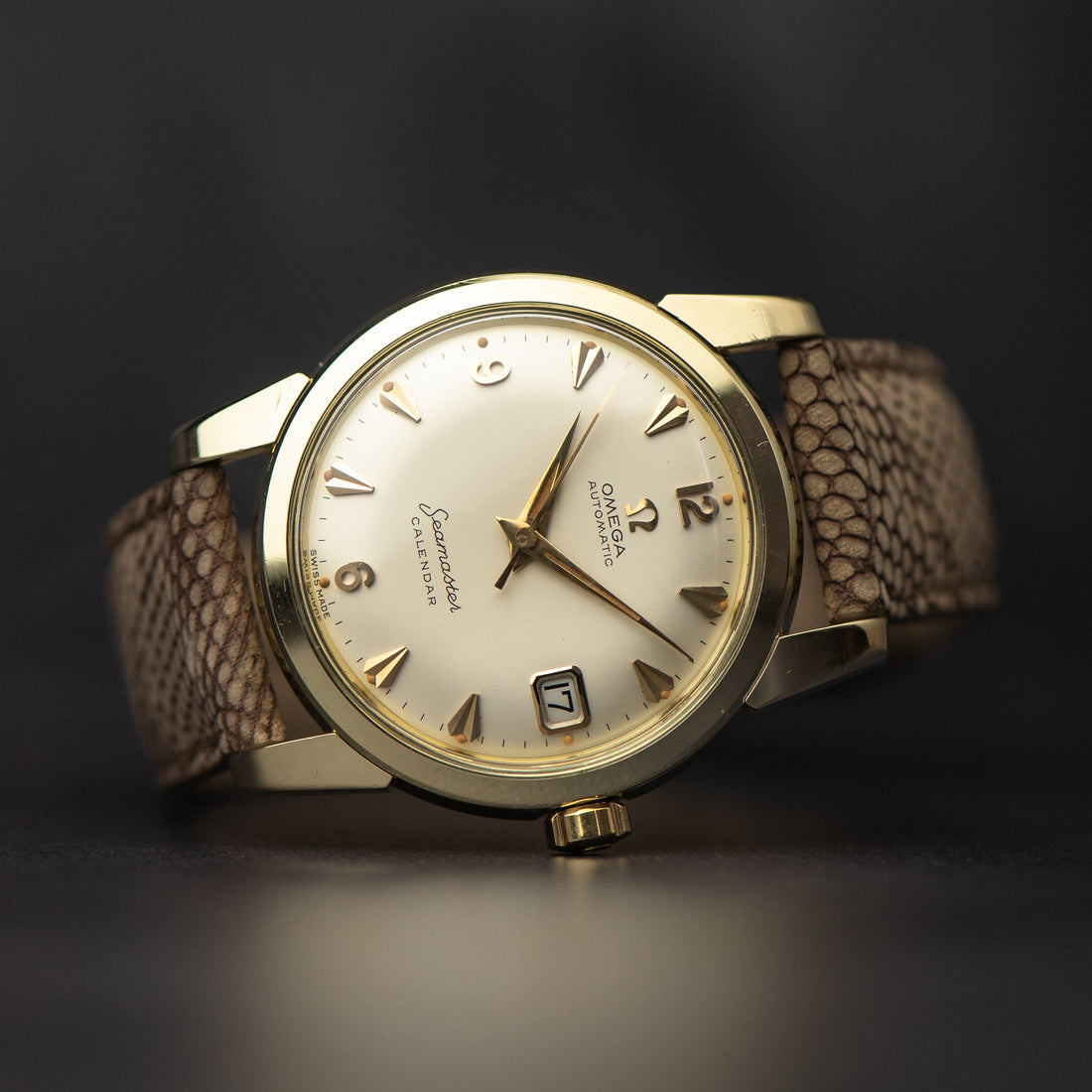 1958 OMEGA SEAMASTER CALENDAR BIG LOGO ARROWHEAD EXPLORER CAL. 503 REF. 2849 8 SC