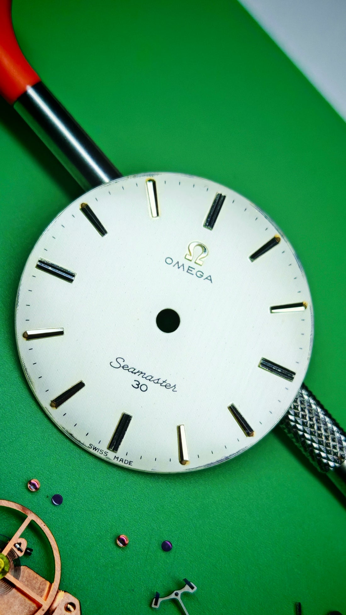 1962 OMEGA SEAMASTER 30 PINSTRIPE LINEN CAL. 286 REF. 135.007-63