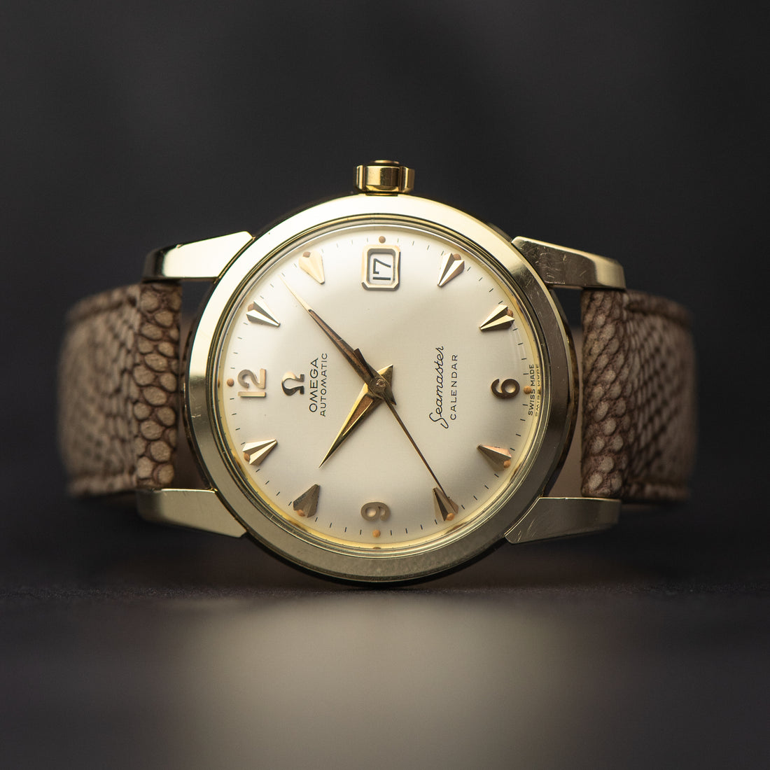 1958 OMEGA SEAMASTER CALENDAR BIG LOGO ARROWHEAD EXPLORER CAL. 503 REF. 2849 8 SC