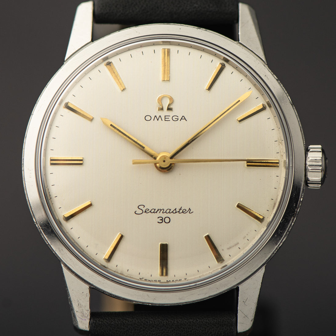 1963 OMEGA SEAMASTER 30 PINSTRIPE LINEN CAL. 286 REF. 135.007-63