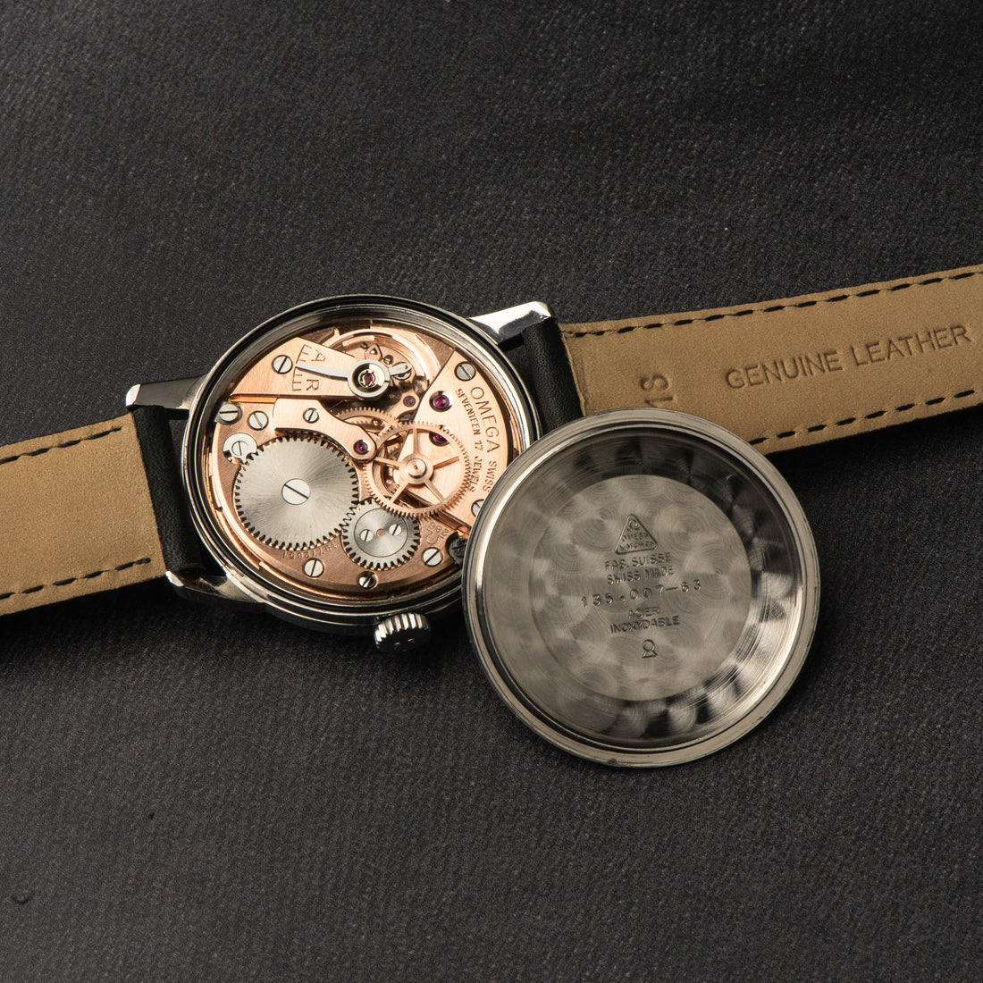 1962 OMEGA SEAMASTER 30 PINSTRIPE LINEN CAL. 286 REF. 135.007-63