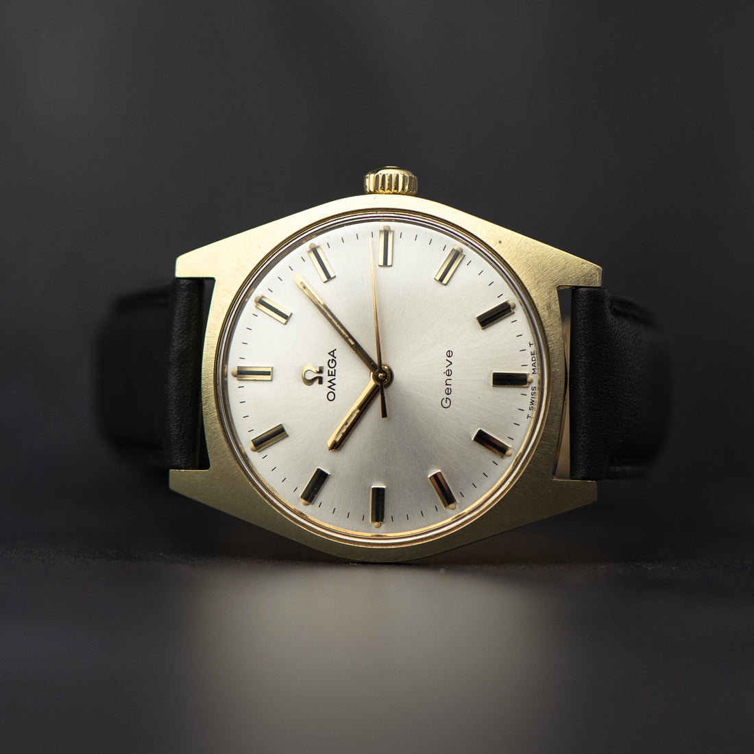 1969 OMEGA GENEVE SUNBURST WITH PAPERWORK CAL. 601 REF. 135.041