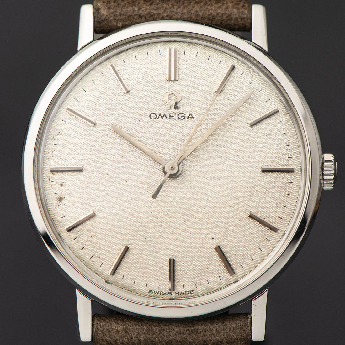 1964 OMEGA GENEVE LINEN CAL. 601 REF. 131.019
