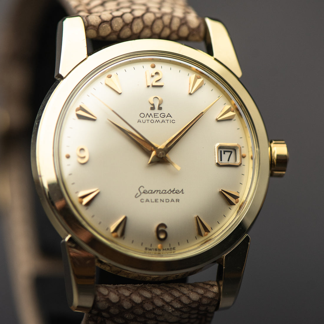 1958 OMEGA SEAMASTER CALENDAR BIG LOGO ARROWHEAD EXPLORER CAL. 503 REF. 2849 8 SC