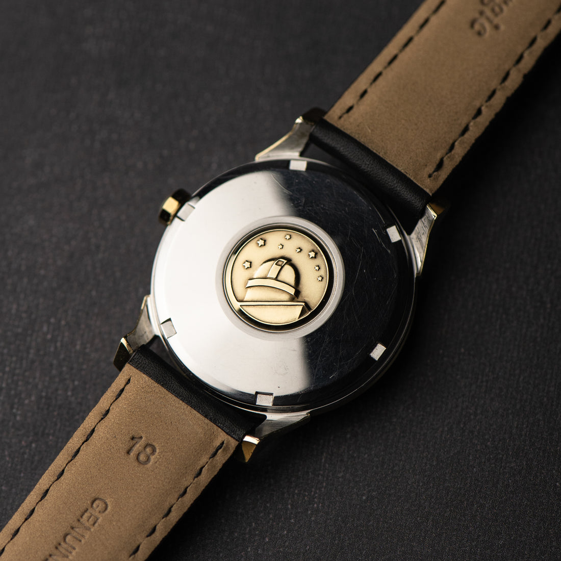 1963 OMEGA CONSTELLATION PIE PAN SUNBURST DOG-LEG COLLECTORS SET CAL. 551 REF. 167.005