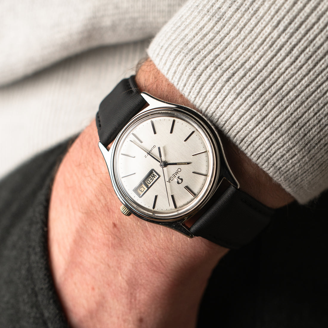 1977 OMEGA QUICKSET DAY/DATE CAL. 1345 REF. 196.0123