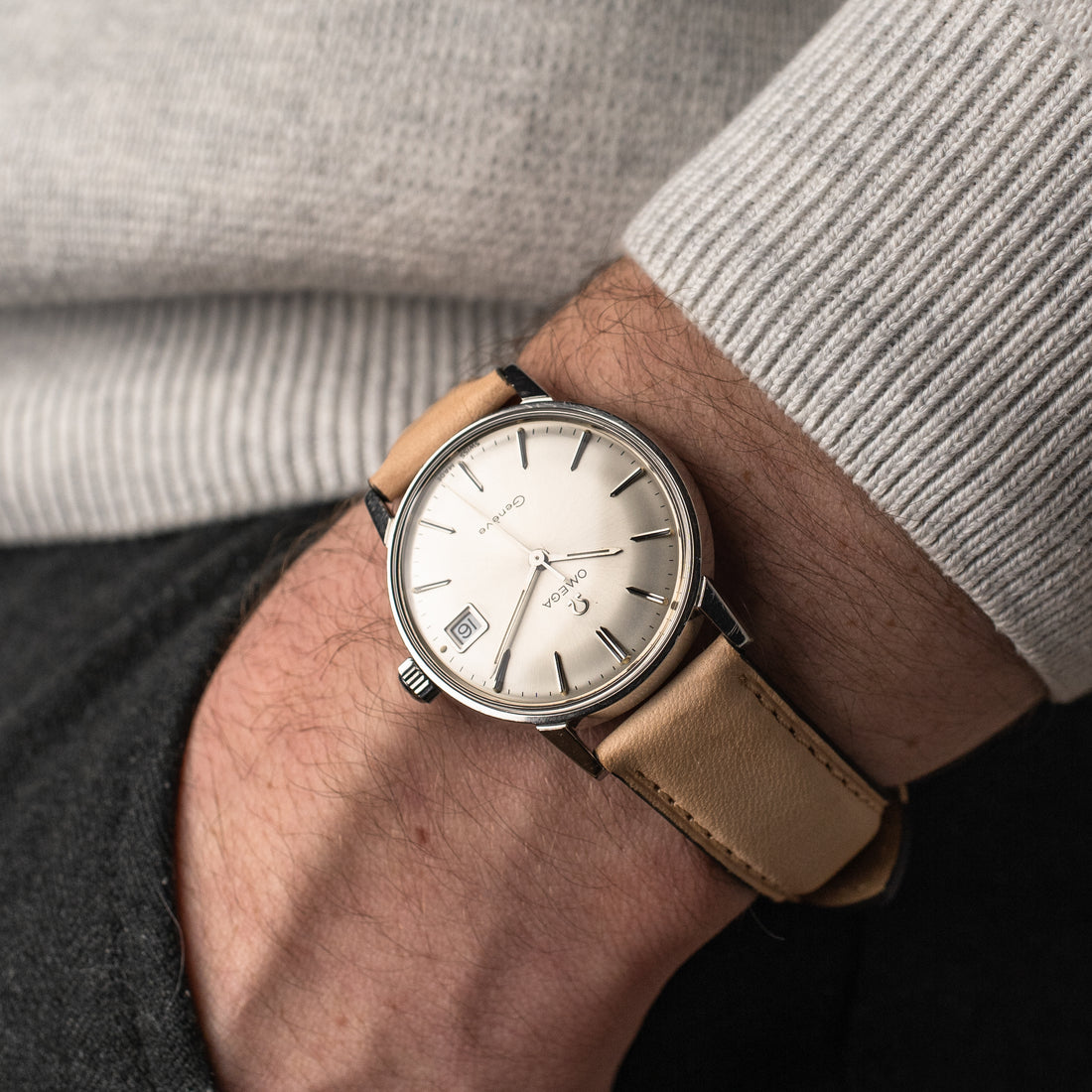 1966 OMEGA SEAMASTER GENEVE SUNBURST CAL. 611 REF. 136.011
