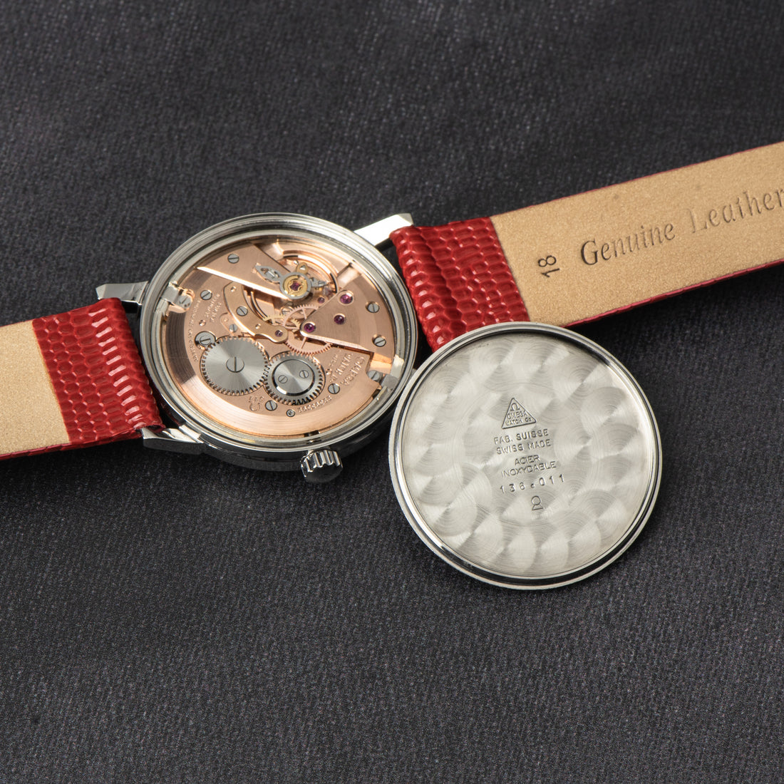 1965 OMEGA SEAMASTER 600 WHITE TECHNICAL RED CROSSHAIR CAL. 611 REF. 136.011