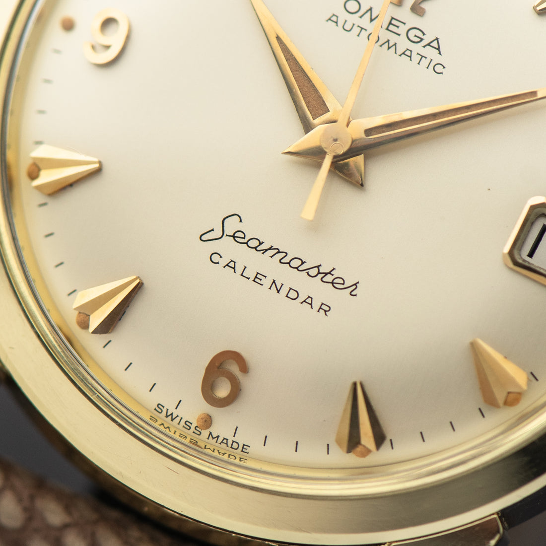 1958 OMEGA SEAMASTER CALENDAR BIG LOGO ARROWHEAD EXPLORER CAL. 503 REF. 2849 8 SC