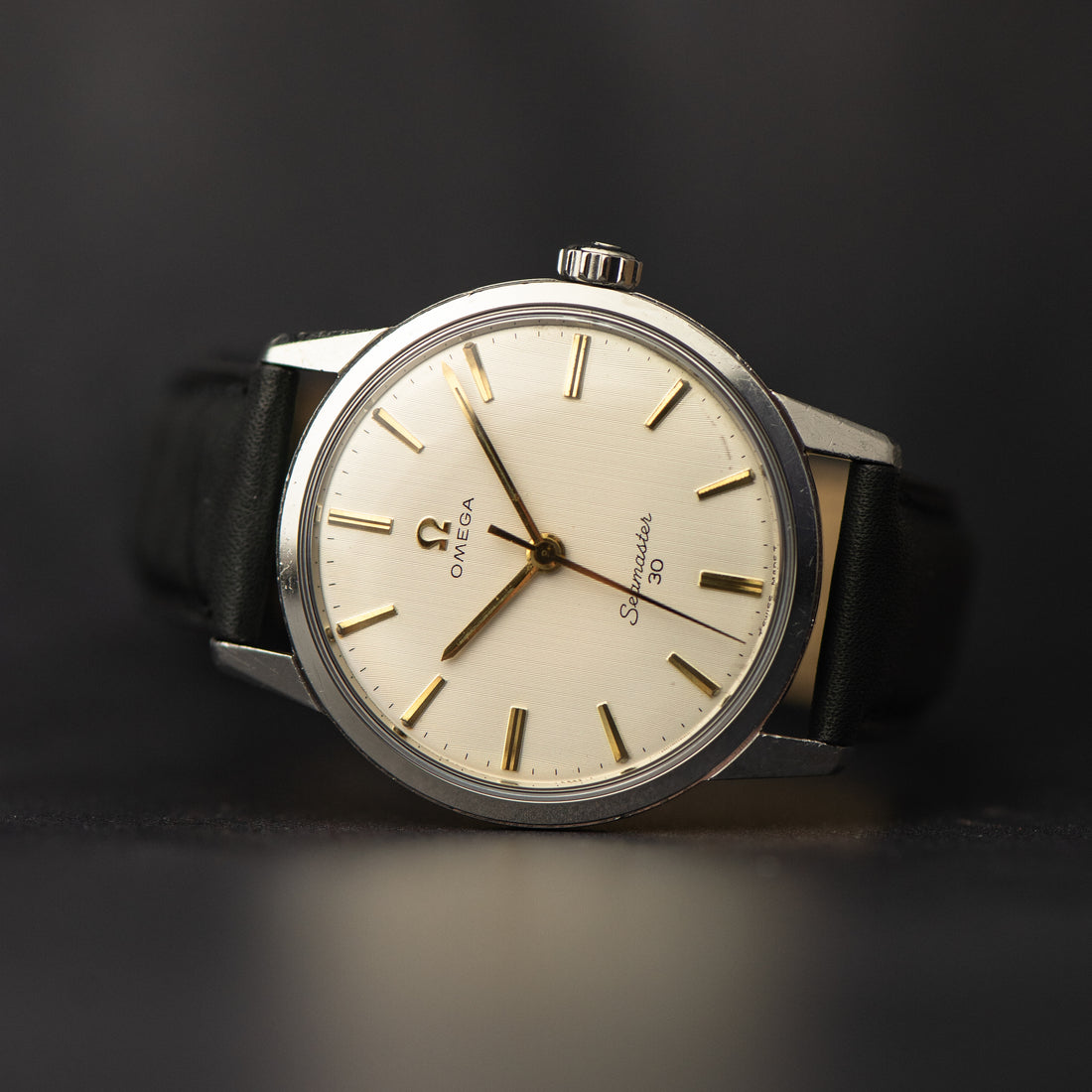1963 OMEGA SEAMASTER 30 PINSTRIPE LINEN CAL. 286 REF. 135.007-63