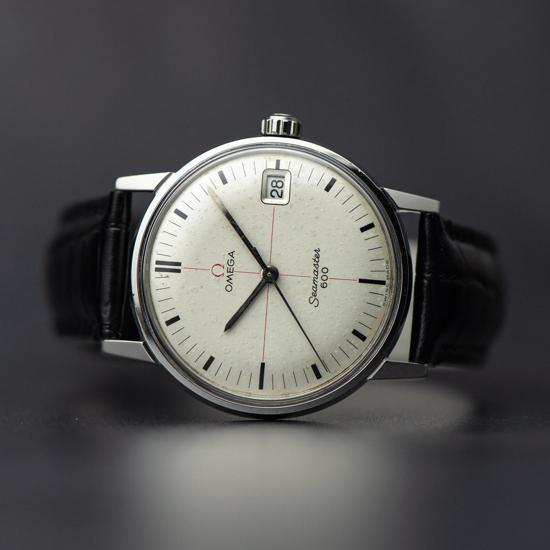 1965 OMEGA SEAMASTER 600 WHITE TECHNICAL RED CROSSHAIR CAL. 611 REF. 136.011