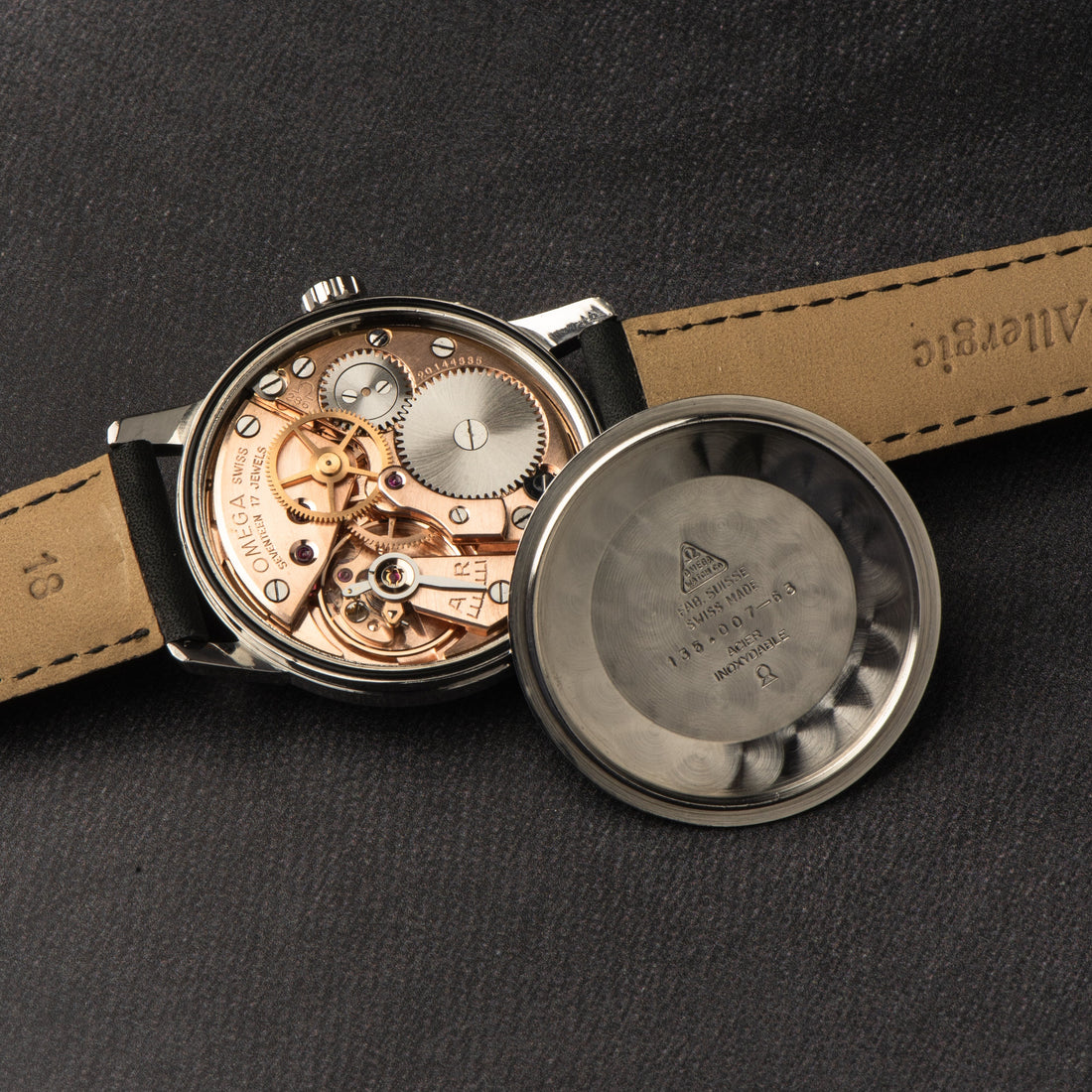 1963 OMEGA SEAMASTER 30 PINSTRIPE LINEN CAL. 286 REF. 135.007-63