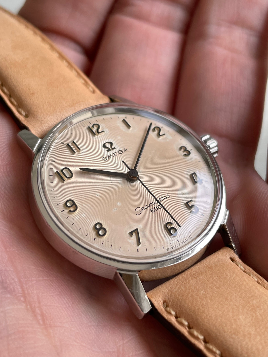 1966 OMEGA SEAMASTER 600 ARABIC CONCENTRIC CIRCLES CAL. 601 REF. 135.011