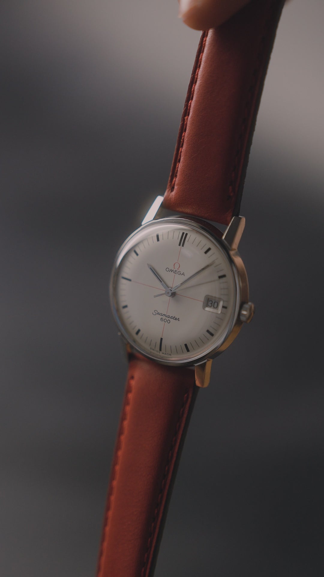1965 OMEGA SEAMASTER 600 WHITE TECHNICAL RED CROSSHAIR CAL. 611 REF. 136.011