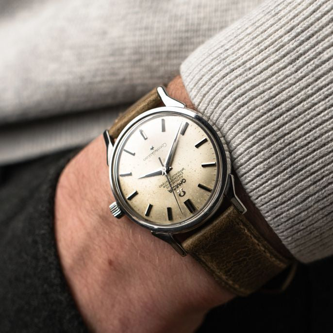1966 OMEGA CONSTELLATION ONYX DOG-LEG CAL. 551 REF. 167.005