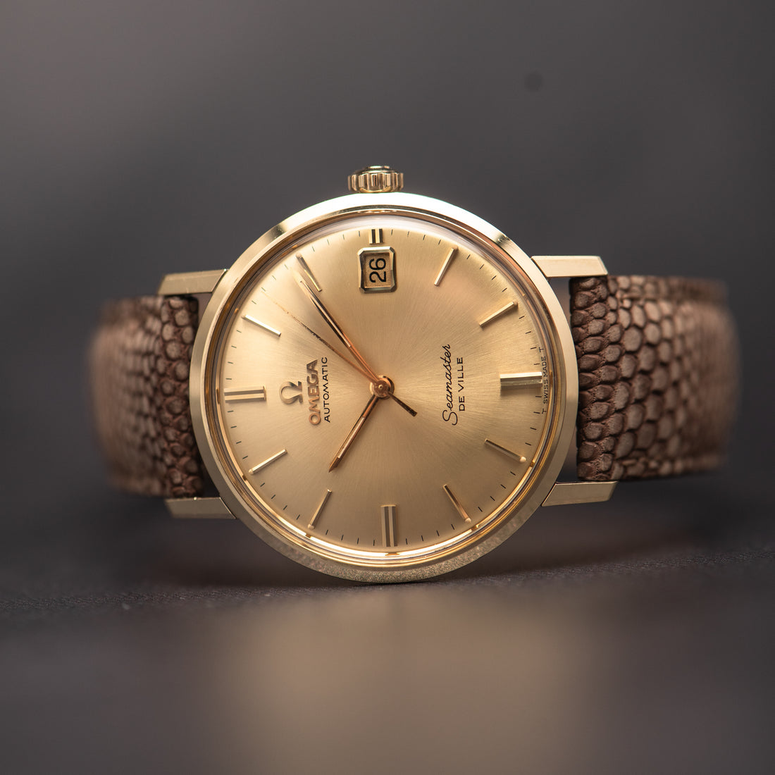 1967 OMEGA SEAMASTER DE VILLE QUICKSET SUNBURST CAL. 565 REF. 166.020 SP