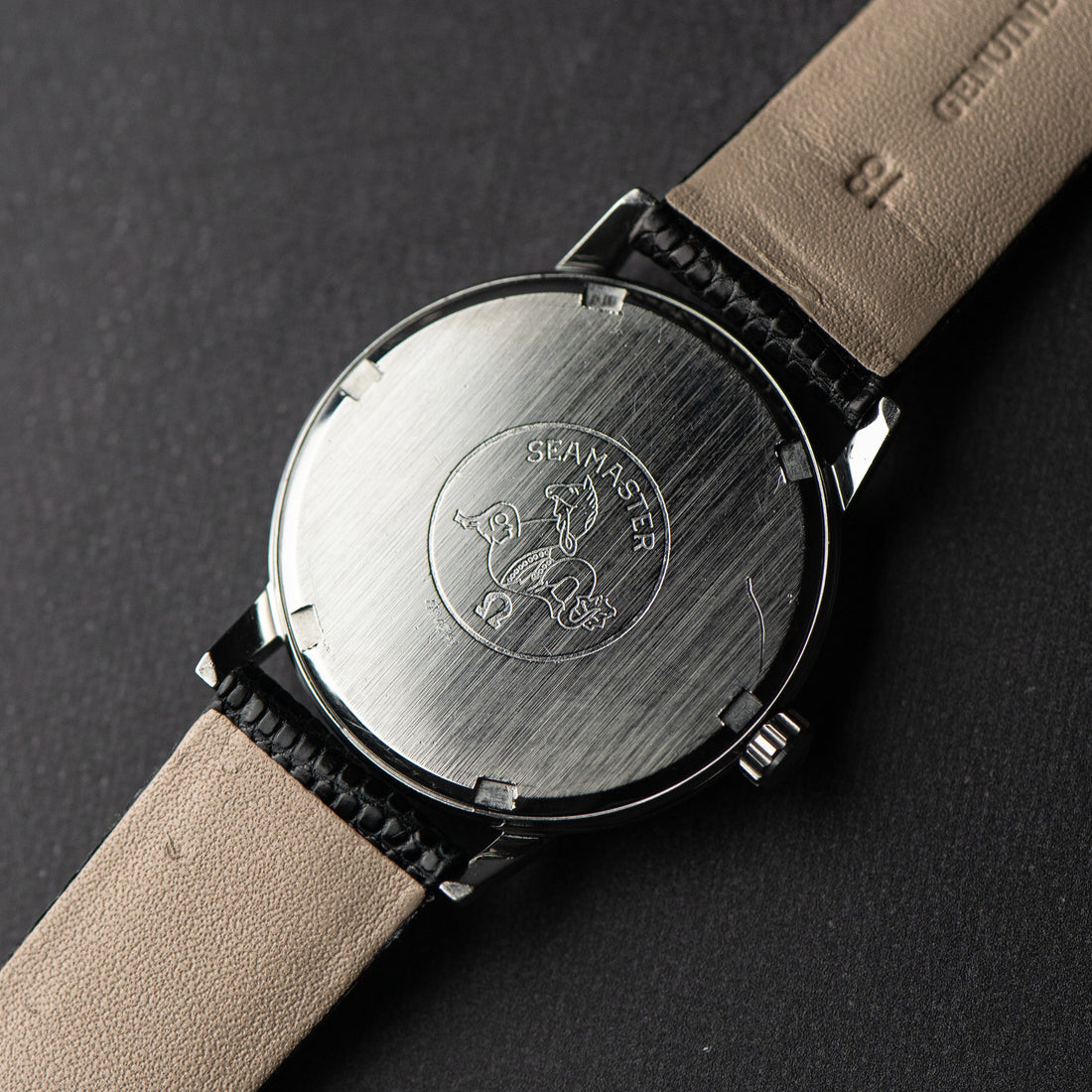 1967 DOUBLE SIGNED OMEGA SEAMASTER 600 GENEVE QUICKSET SUNBURST CAL. 613 REF. 136.011