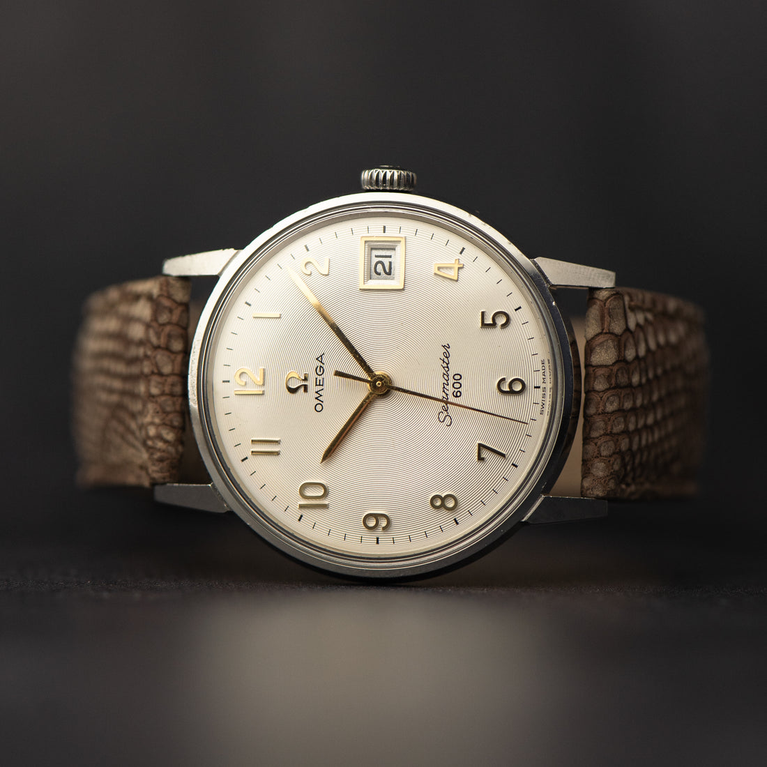 1968 OMEGA SEAMASTER 600 ARABIC CONCENTRIC CIRCLES QUICKSET CAL. 613 REF. 136.011