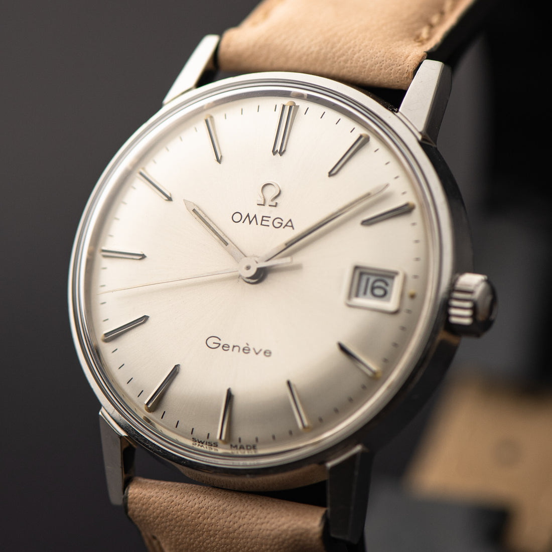 1966 OMEGA SEAMASTER GENEVE SUNBURST CAL. 611 REF. 136.011