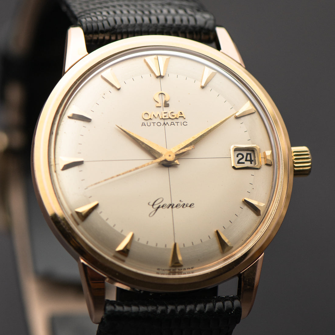 1960 OMEGA GENEVE TWO TONE CROSSHAIR CAL. 562 REF. 14703 SC 61