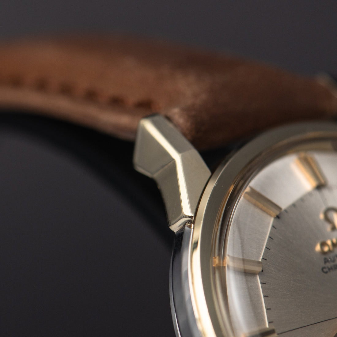 1963 OMEGA CONSTELLATION PIE PAN CROSSHAIR SUNBURST DOG-LEG CAL. 551 REF. 14900 61 SC