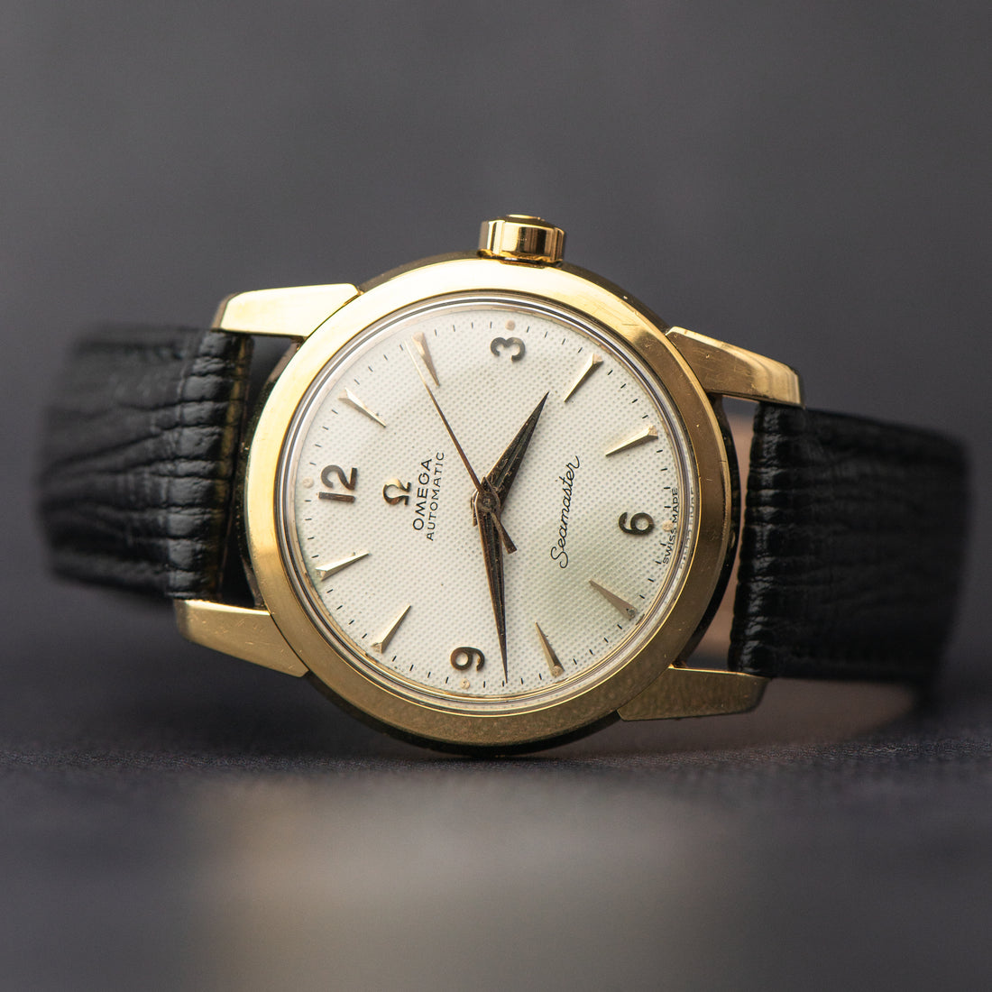 1957 MIDSIZE OMEGA SEAMASTER HONEYCOMB EXPLORER CAL. 471 REF. 2828 5-SC