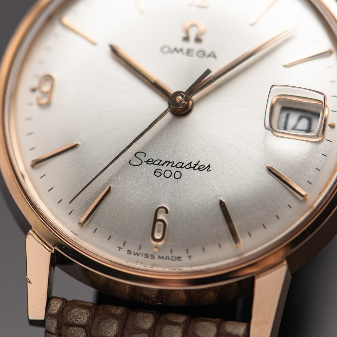 1967 ROSE GOLD OMEGA SEAMASTER 600 SUNBURST EXPLORER CAL. 611 REF. 136.011