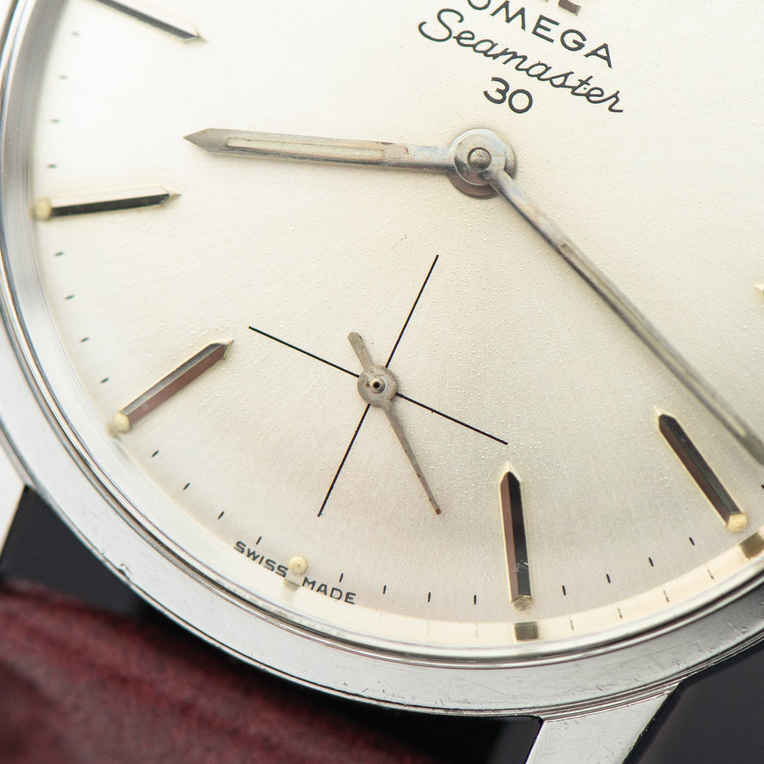 1963 OMEGA SEAMASTER 30 SUNBURST CROSSHAIR SUB SECONDS CAL. 269 REF. 125.007-63