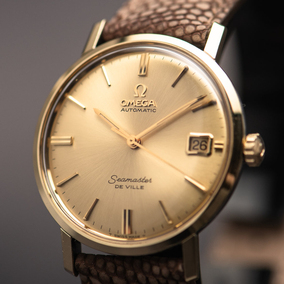 1967 OMEGA SEAMASTER DE VILLE QUICKSET SUNBURST CAL. 565 REF. 166.020 SP