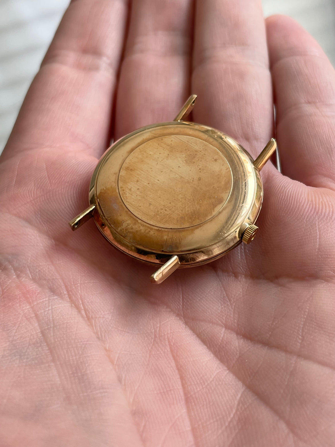 1969 9K GOLD OMEGA GENEVE QUICKSET RAINBOW HUE CAL. 613 REF. 131/25016