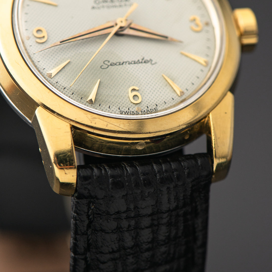 1957 MIDSIZE OMEGA SEAMASTER HONEYCOMB EXPLORER CAL. 471 REF. 2828 5-SC