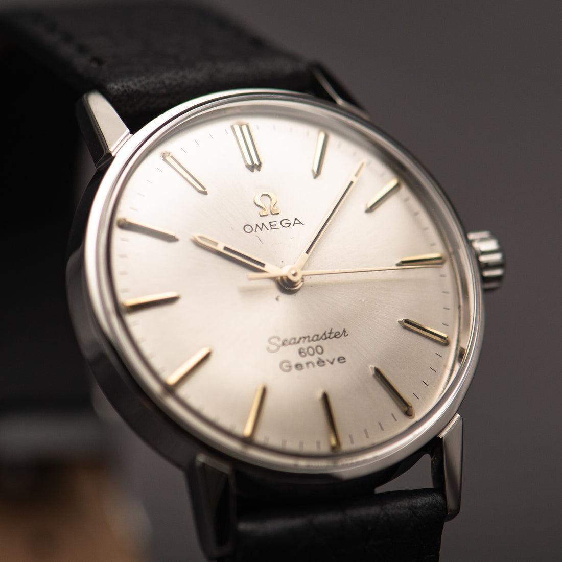 1967 DOUBLE SIGNED OMEGA SEAMASTER 600 GENEVE SUNBURST CAL. 601 REF. 135.011