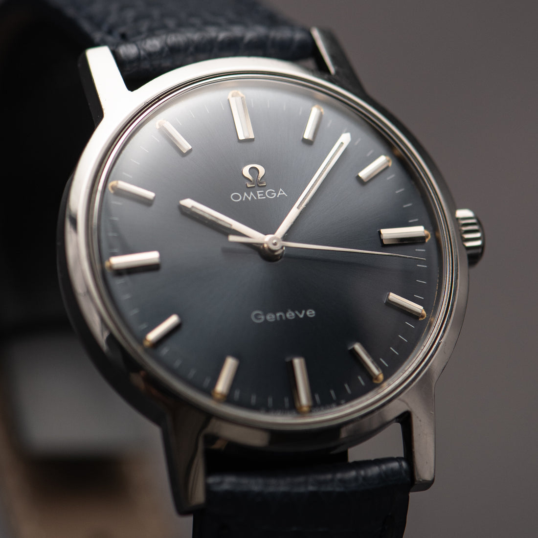 1969 OMEGA GENEVE BLUE SUNBURST CAL. 601 REF. 135.070