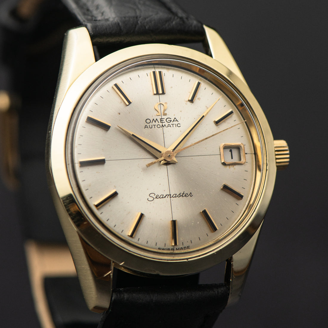 1963 OMEGA SEAMASTER CROSSHAIR SUNBURST CAL. 562 REF. 166.010