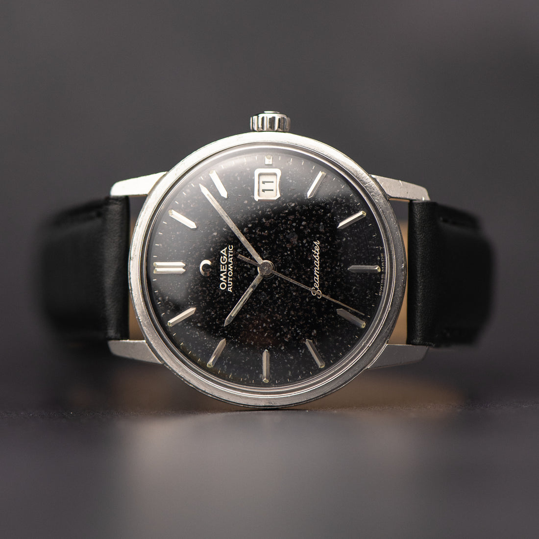 1966 OMEGA SEAMASTER GLOSS BLACK TROPICAL STARDUST CAL. 562 REF. 166.002